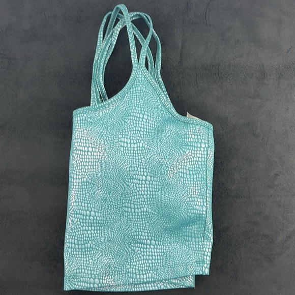 Calvin Klein Performance Printed Strappy-Back Tank Top Size XL - Picture 4 of 14